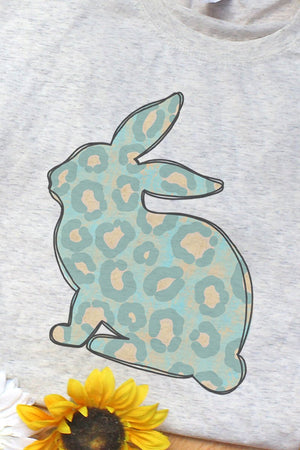 Adele Leopard Easter Bunny Adult Tri-Blend T-Shirt - Wholesale Accessory Market