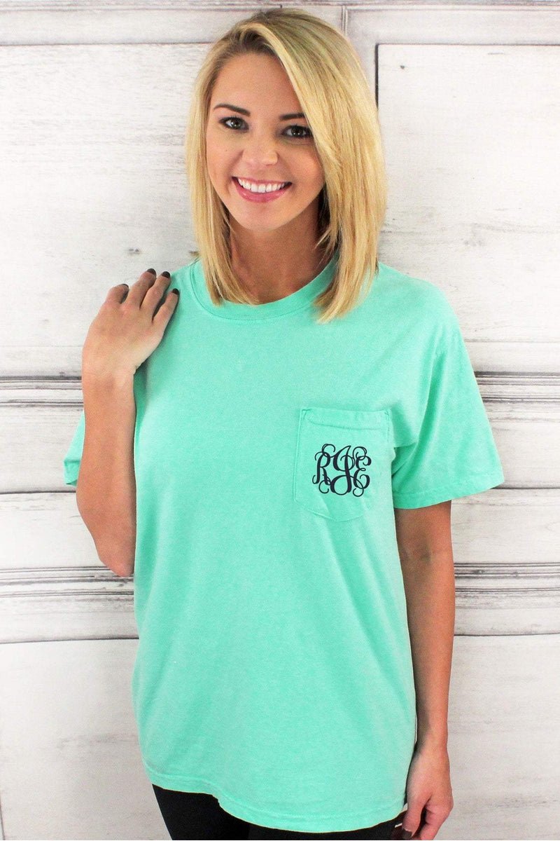 DEAL of the Day Comfort Colors Jumbo Monogram Tee