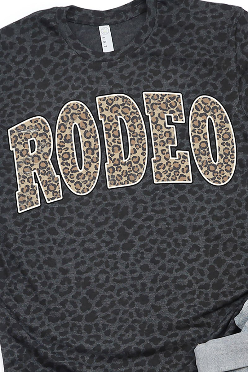 Arched Rodeo Leopard Fine Jersey Tee | Wholesale Accessory Market