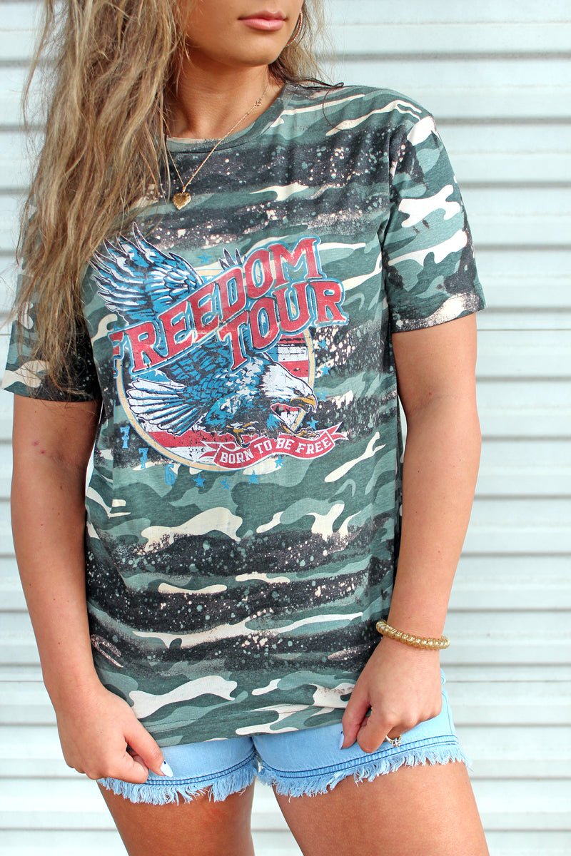 Vintage Freedom Tour Fine Jersey Tee - Wholesale Accessory Market