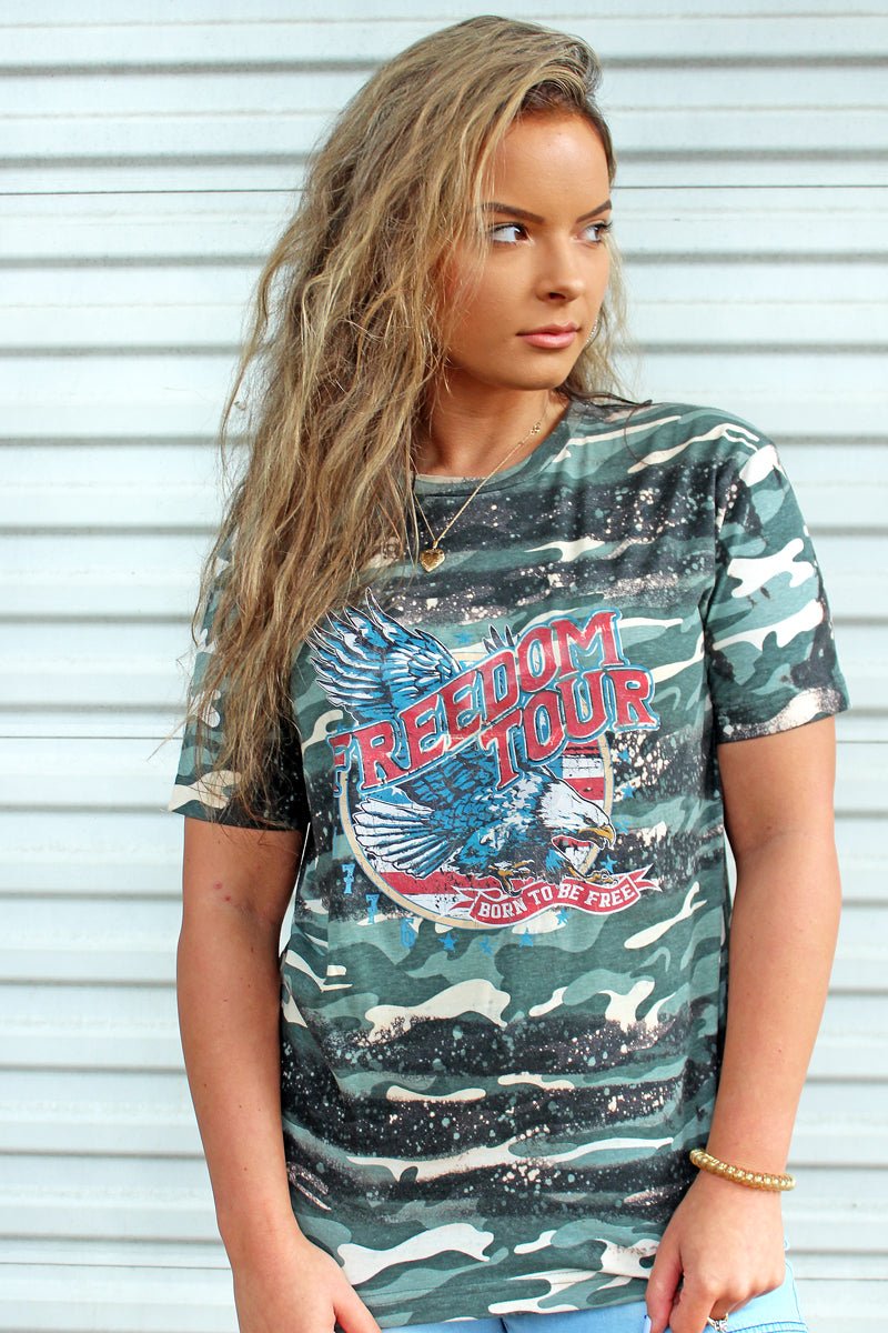 Vintage Freedom Tour Fine Jersey Tee - Wholesale Accessory Market