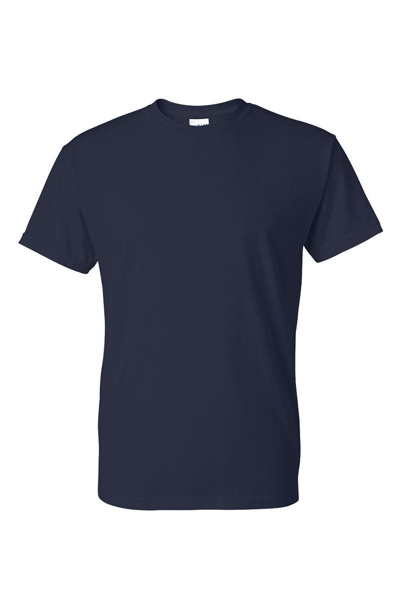 Loud Mouth Football Navy And Orange DryBlend Adult T-Shirt - Wholesale Accessory Market