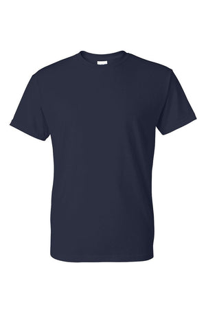 Loud Mouth Football Navy And Orange DryBlend Adult T-Shirt - Wholesale Accessory Market