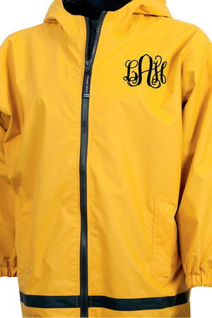 Charles River Youth New Englander Yellow Rain Jacket *Customizable! (Wholesale Pricing N/A) - Wholesale Accessory Market