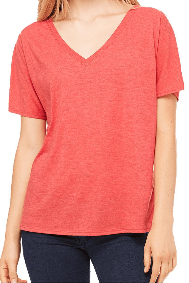 Bella+Canvas Women's Slouchy V-Neck Tee *Choose Your Color - Wholesale Accessory Market