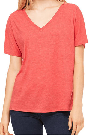 Bella+Canvas Women's Slouchy V-Neck Tee *Choose Your Color - Wholesale Accessory Market
