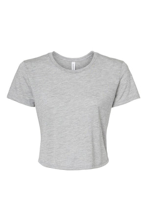 Checkerboard Happy AL Flowy Cropped Tee - Wholesale Accessory Market