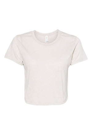 Checkerboard Happy AL Flowy Cropped Tee - Wholesale Accessory Market