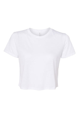 Checkerboard Happy AL Flowy Cropped Tee - Wholesale Accessory Market