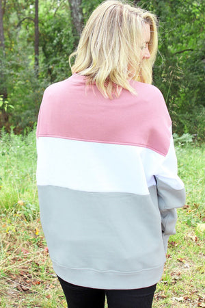Charles River Blush, White, Light Gray Westerly Crew Sweatshirt (Wholesale Pricing N/A) - Wholesale Accessory Market