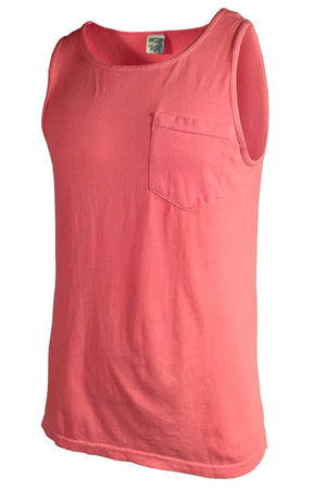 Shades of Pink/Purple Comfort Colors Pocket Tank *Personalize It - Wholesale Accessory Market