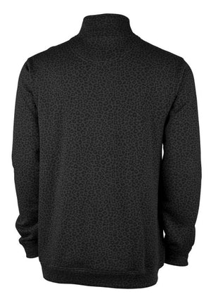 Charles River Unisex Black Leopard Crosswind Quarter Zip Sweatshirt (Wholesale Pricing N/A) - Wholesale Accessory Market