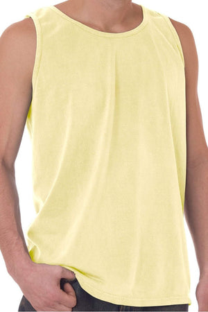 Shades of Green/Yellow Comfort Colors Cotton Tank Top *Personalize It - Wholesale Accessory Market