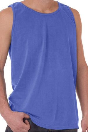 Shades of Blue Comfort Colors Cotton Tank Top *Personalize It - Wholesale Accessory Market