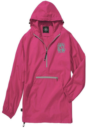 Charles River Lightweight Rain Pullover, Hot Pink *Customizable! (Wholesale Pricing N/A) - Wholesale Accessory Market