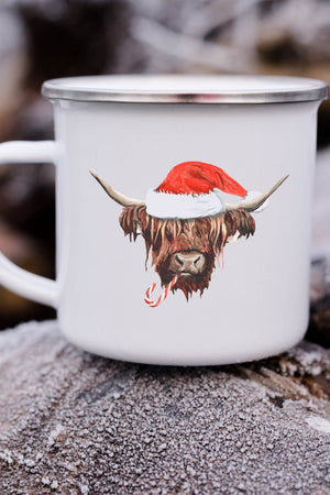 Highland Cow Christmas Campfire Mug - Wholesale Accessory Market