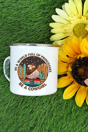 In A World Be A Cowgirl Campfire Mug - Wholesale Accessory Market