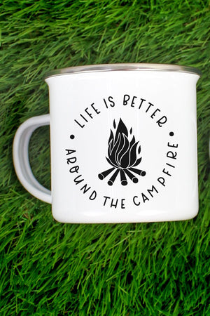 Life Is Better Around The Campfire Campfire Mug - Wholesale Accessory Market