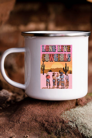 Pink Sunset Long Live Cowgirls Campfire Mug - Wholesale Accessory Market