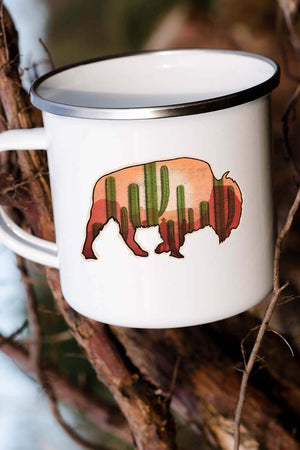 Sunset Cactus Buffalo Campfire Mug - Wholesale Accessory Market