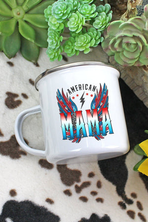 Vintage American Mama Campfire Mug - Wholesale Accessory Market