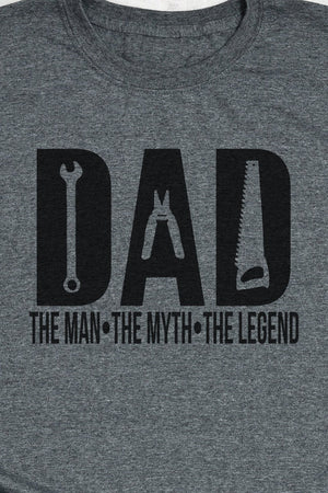 Dad Man Myth Legend Softstyle Adult T-Shirt - Wholesale Accessory Market