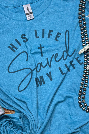 His Life Saved My Life Softstyle Adult T-Shirt - Wholesale Accessory Market