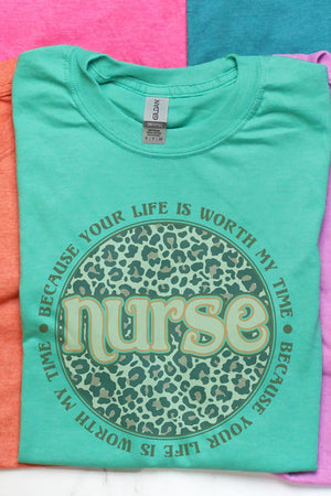 Nurse Your Life Is Worth My Time Softstyle Adult T-Shirt - Wholesale Accessory Market