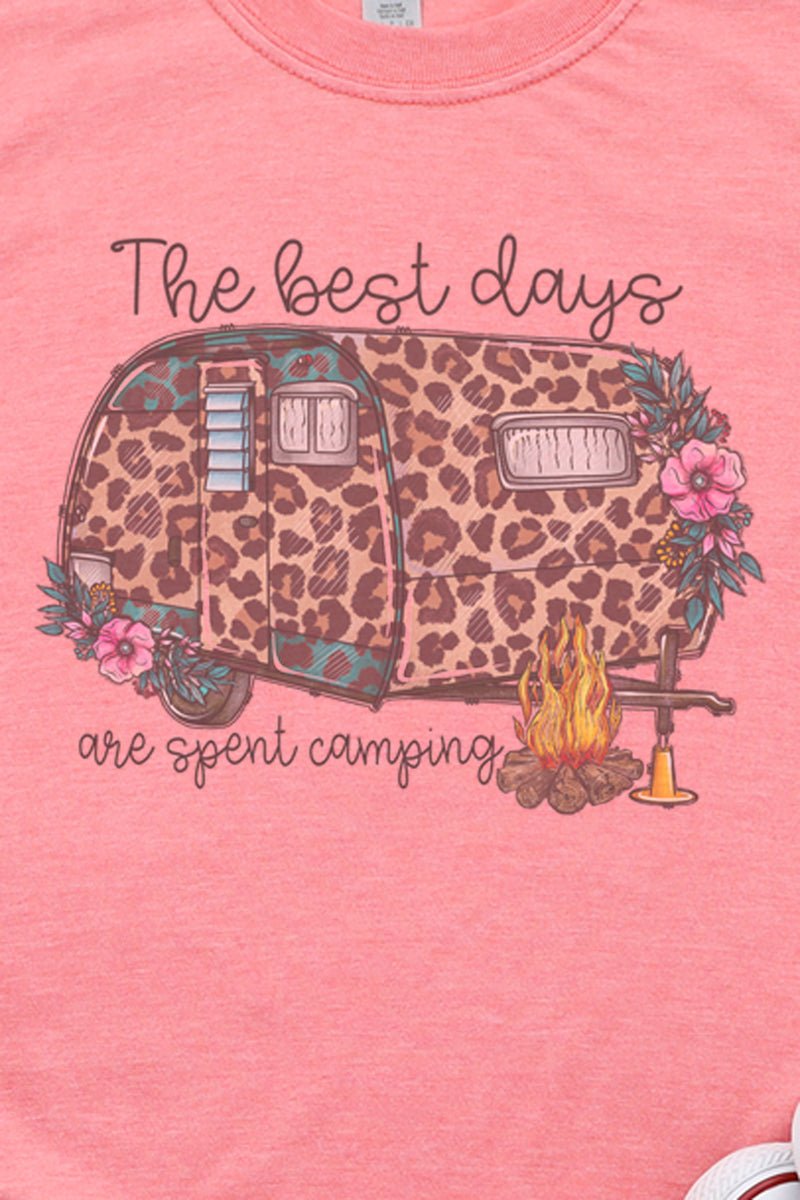 The Best Days Are Spent Camping Softstyle Adult T-Shirt - Wholesale Accessory Market