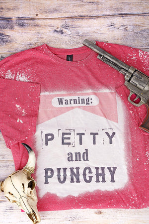 Bleached Petty And Punchy Adult T-Shirt - Wholesale Accessory Market