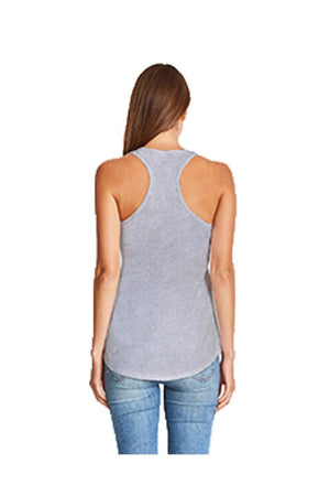 Next Level Ladies' Colorblock Racerback Tank, Black/Heather Gray *Personalize It! - Wholesale Accessory Market