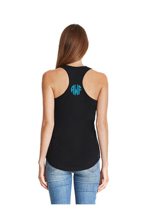 Next Level Ladies' Colorblock Racerback Tank, Heather Gray/Black *Personalize It! - Wholesale Accessory Market