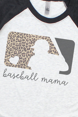 Cheetah Baseball Mama Tri-Blend Unisex 3/4 Raglan - Wholesale Accessory Market