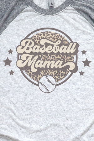Cheetah Stars Baseball Mama Tri-Blend Unisex 3/4 Raglan - Wholesale Accessory Market