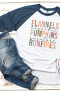 Colorblock Fall Things Tri-Blend Unisex 3/4 Raglan - Wholesale Accessory Market