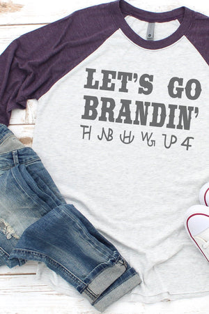 Let's Go Brandin' Tri-Blend Unisex 3/4 Raglan - Wholesale Accessory Market