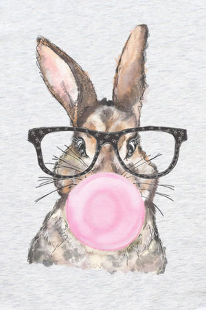Bubblegum Bunny Tri-Blend Unisex 3/4 Raglan - Wholesale Accessory Market