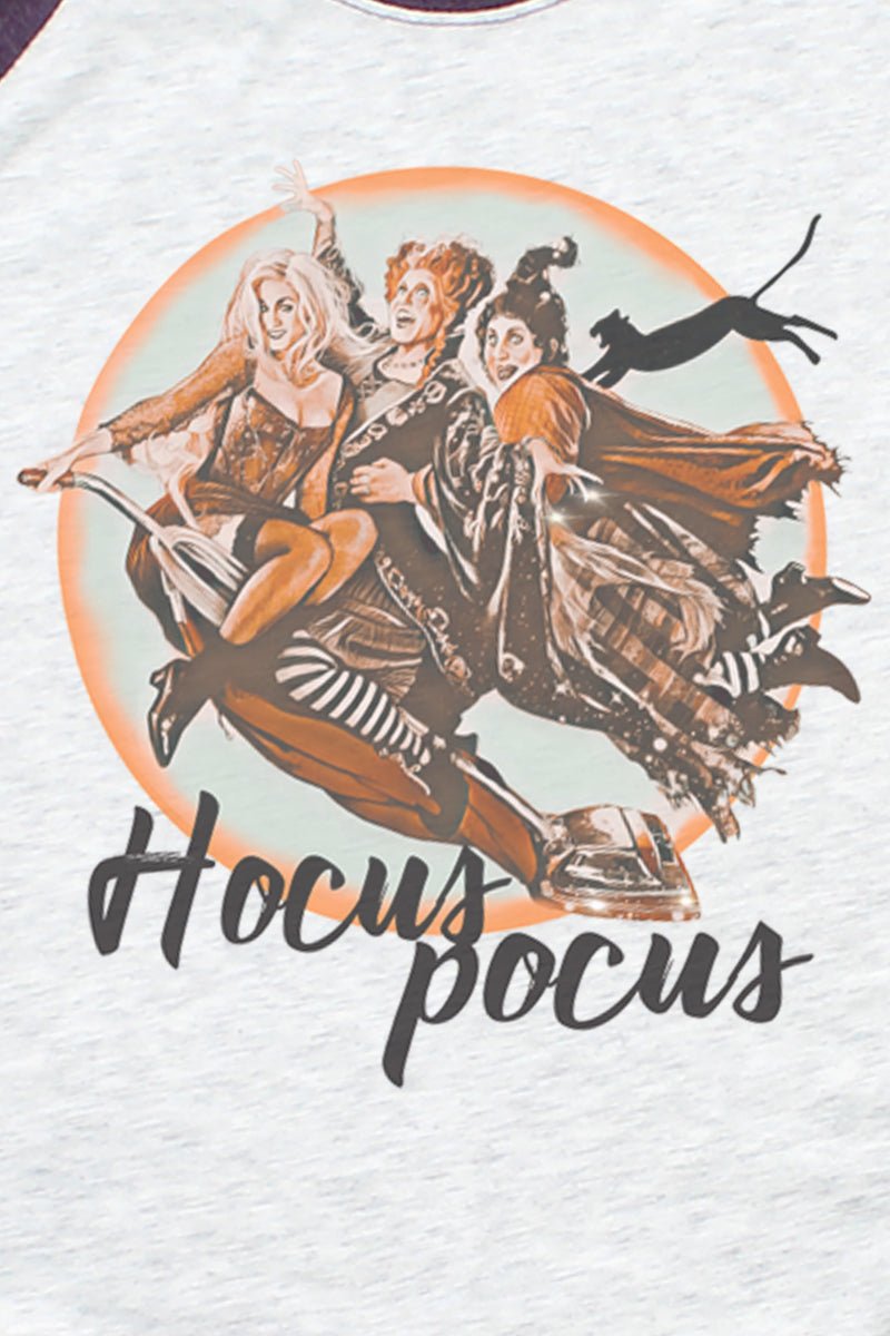 Vintage Hocus Pocus Tri-Blend Unisex 3/4 Raglan - Wholesale Accessory Market