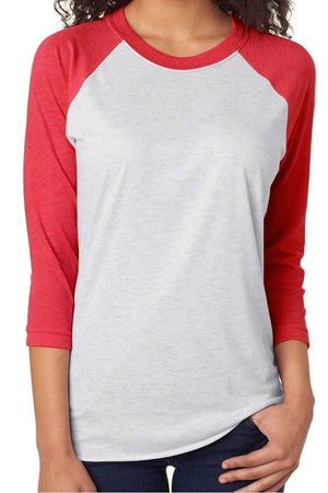Deeply Blessed & Highly Favored Tri-Blend Unisex 3/4 Raglan - Wholesale Accessory Market