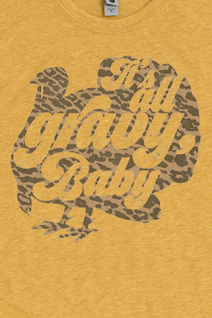 It's All Gravy Baby Turkey Poly/Cotton Tee - Wholesale Accessory Market