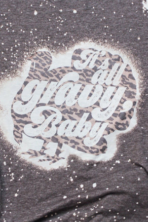 Bleached It's All Gravy Baby Turkey Poly/Cotton Tee - Wholesale Accessory Market