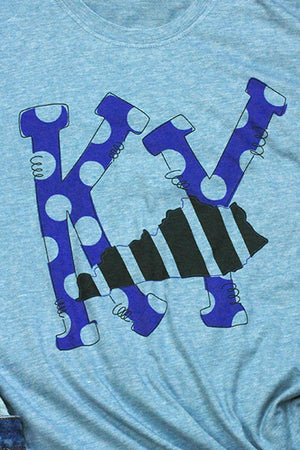 State Kentucky Letters Poly/Cotton Tee - Wholesale Accessory Market