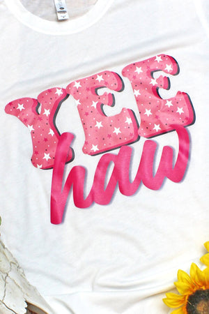 Starry Yeehaw Poly/Cotton Tee - Wholesale Accessory Market