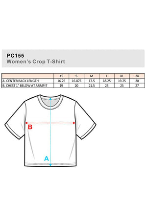 Athletic Varsity Texas Women's Soft-Tek Blend Crop T-Shirt - Wholesale Accessory Market