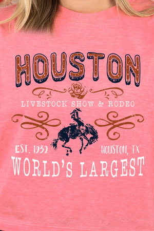 Houston Livestock Women's Soft-Tek Blend Crop T-Shirt - Wholesale Accessory Market