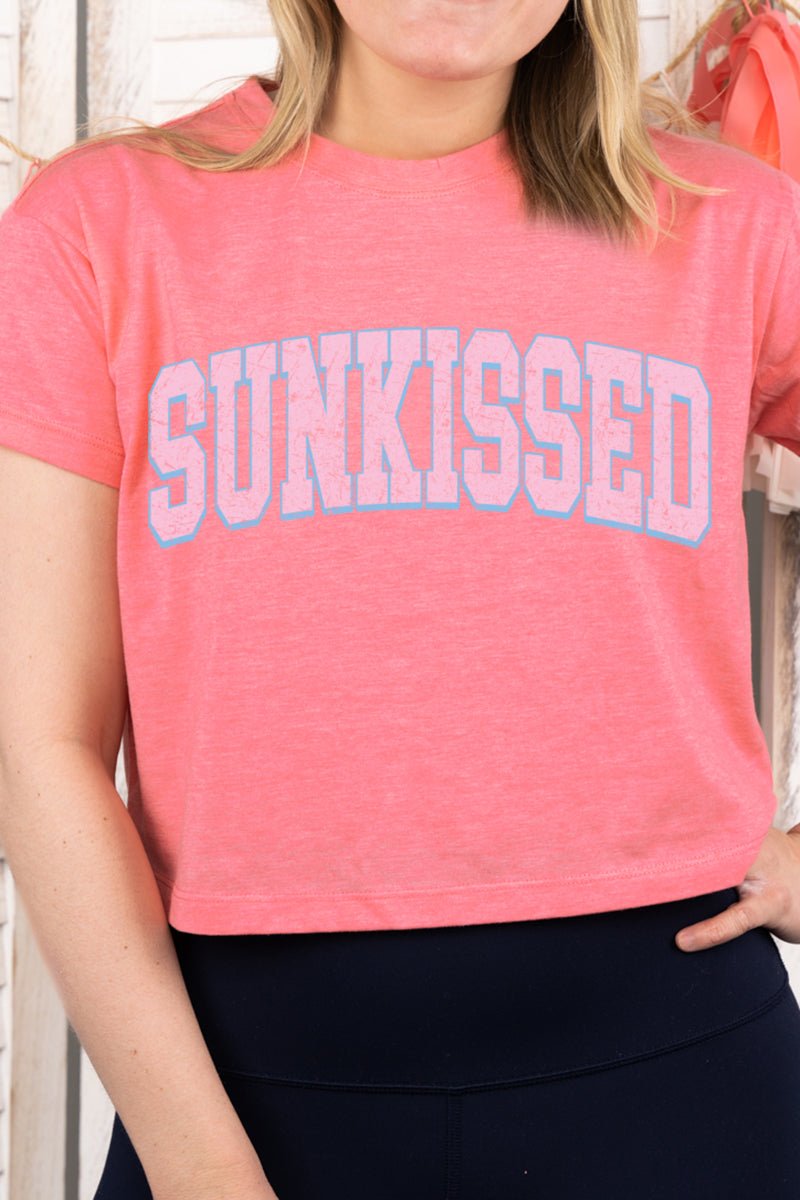Vintage Varsity Sunkissed Women's Soft-Tek Blend Crop T