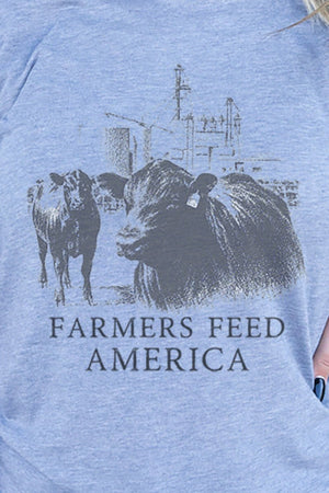 Farmers Feed America Adult Soft-Tek Blend T-Shirt - Wholesale Accessory Market