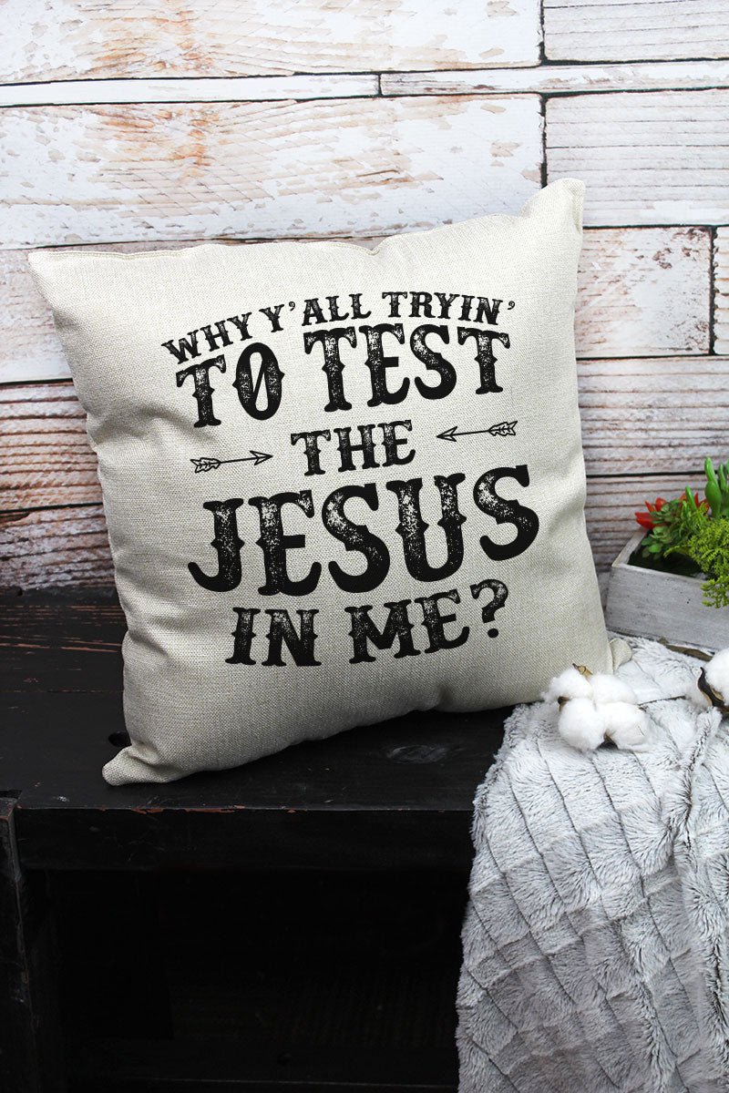 The Jesus In Me Decorative Pillow Cover - Wholesale Accessory Market
