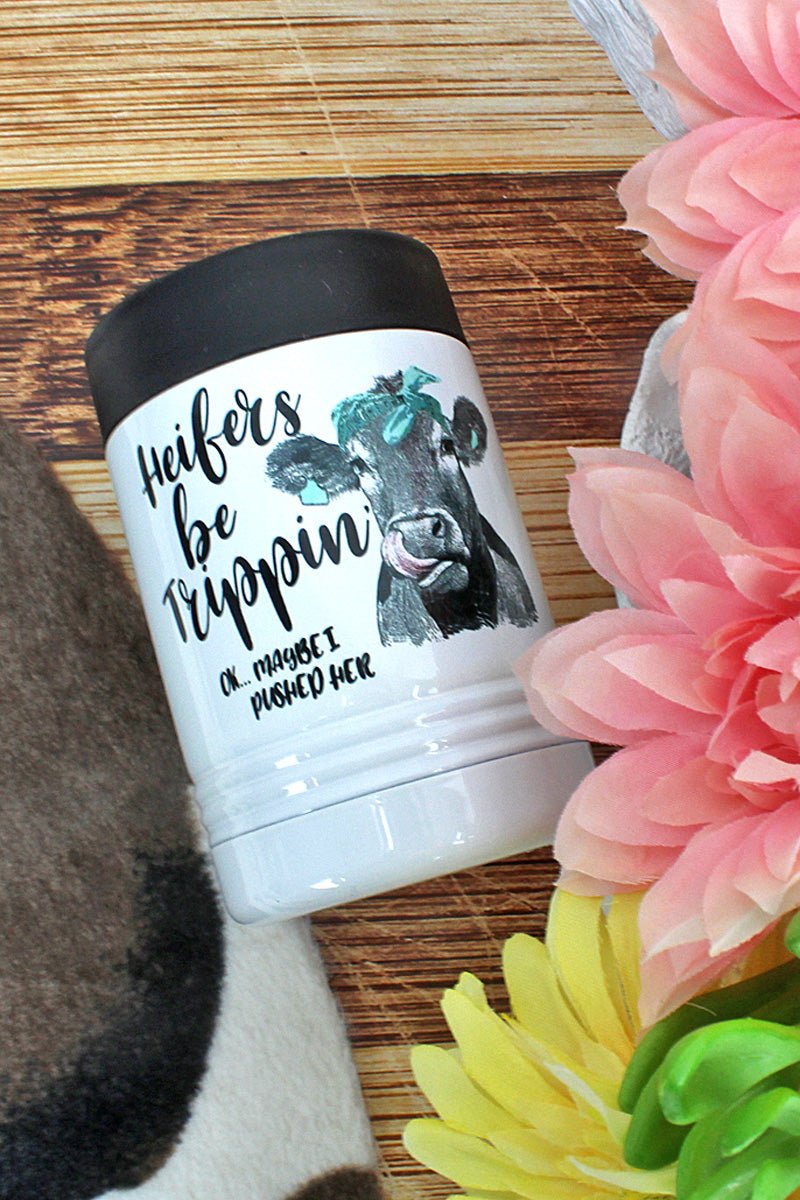 Heifers Be Trippin Stainless Steel Hugger 12oz - Wholesale Accessory Market