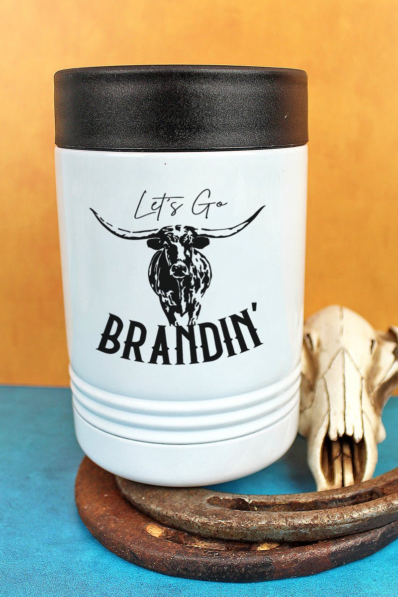 Longhorn Lets Go Brandin Stainless Steel Hugger 12oz - Wholesale Accessory Market